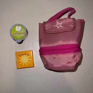 American Girl Pink Snack Set